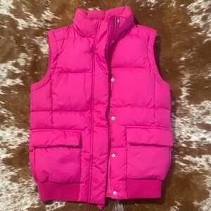 GAP Fuchsia Puffer Vest
